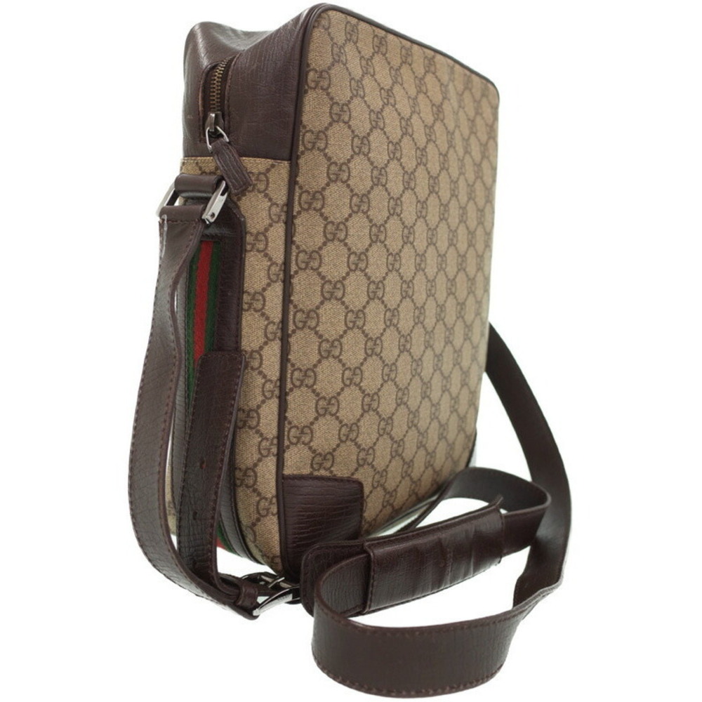 Gucci GG Crossbody Line Bag Sherry Brown